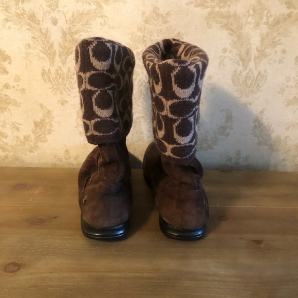 Coach suede boots - Picture 6 of 9